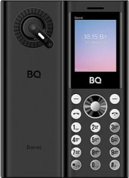Мобильный телефон BQ BQ-1858 Barrel (черный/серебристый)