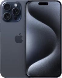 Смартфон Apple iPhone 15 Pro Max eSIM 256GB (синий титан)