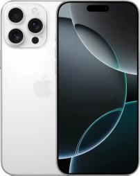 Смартфон Apple iPhone 16 Pro Max Dual eSim 256GB (белый титан)